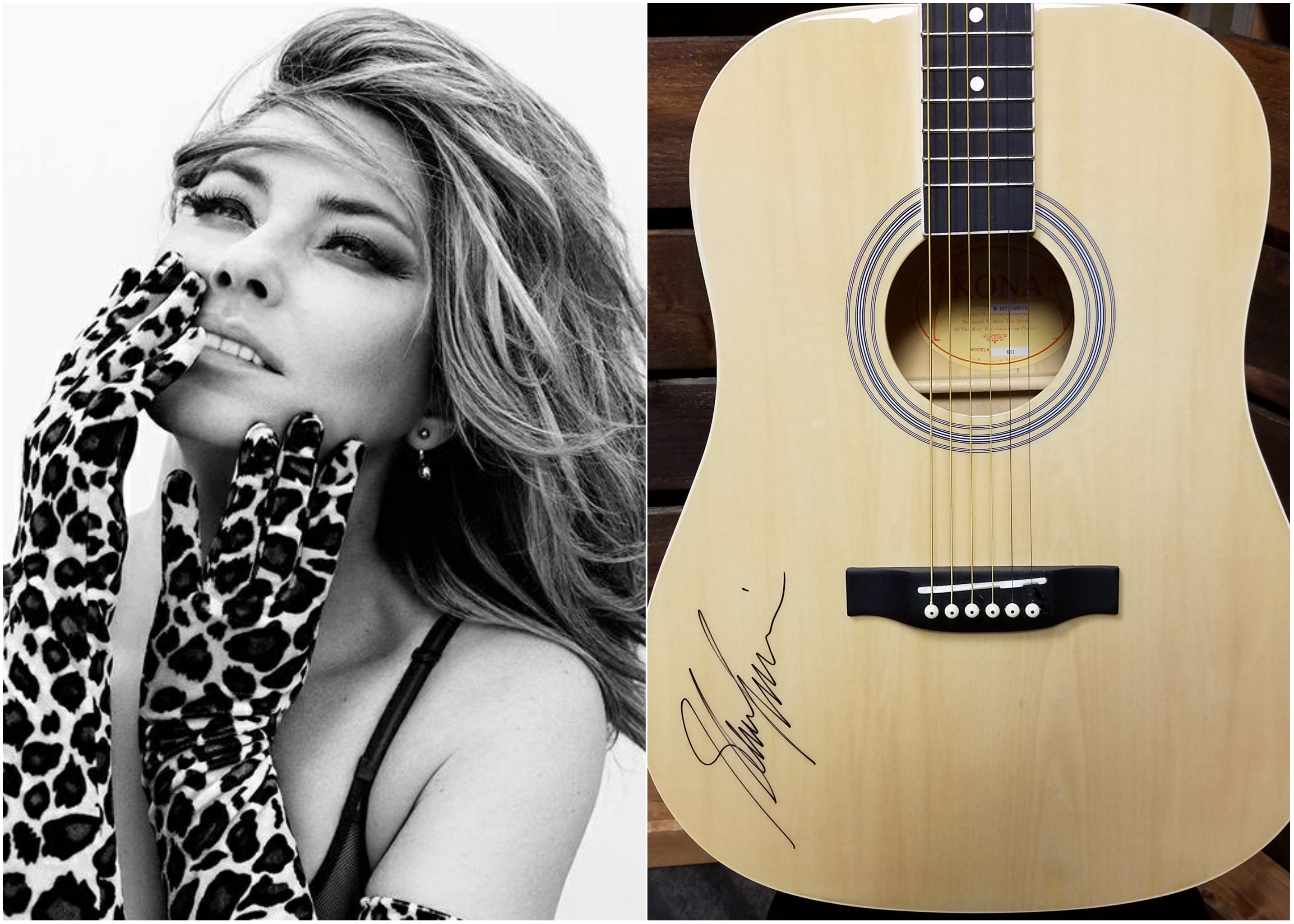 WIN a Guitar Autographed by Shania Twain