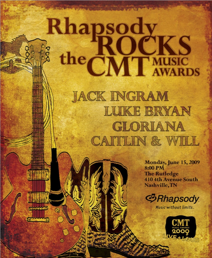 rhapsody rocks the cmt music awards