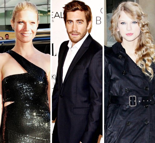 Gwyneth Paltrow, Jake Gyllenhaal, Taylor Swift