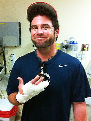 David Nail Breaks Finger at City of Hope Celebrity Softball Challenge