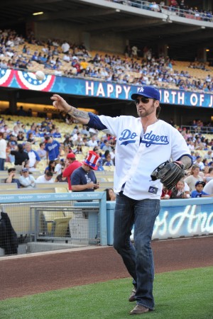 Billy Ray Cyrus Celebrates the 4th of July with Los Angeles Dodgers Sounds  Like Nashville