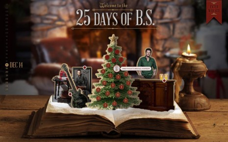 Blake Shelton Gives Fans 25 Days of B.S. This Holiday Season