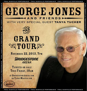 George Jones Announces Final Nashville Concert Of Career