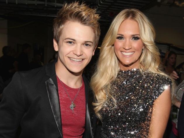 Carrie Underwood Pranks Hunter Hayes on his Final Night of ‘The Blown Away Tour’