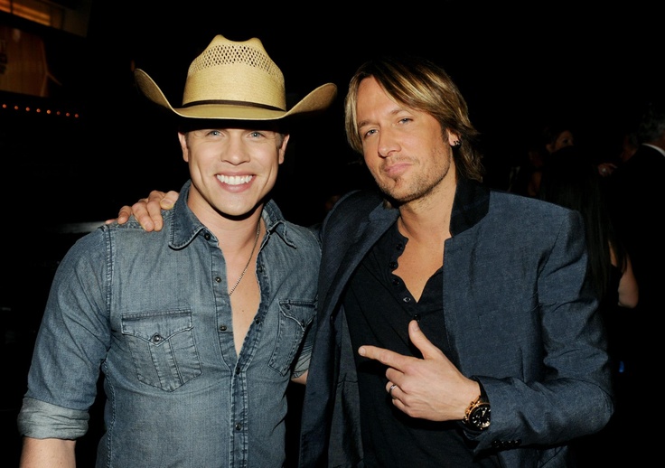 Dustin Lynch Gives Keith Urban a Birthday Surprise