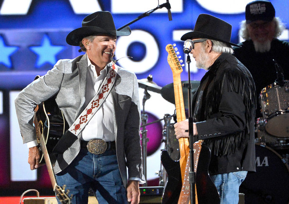 George Strait, Merle Haggard - ACM Salute To Troops 2014 - CountryMusicIsLove