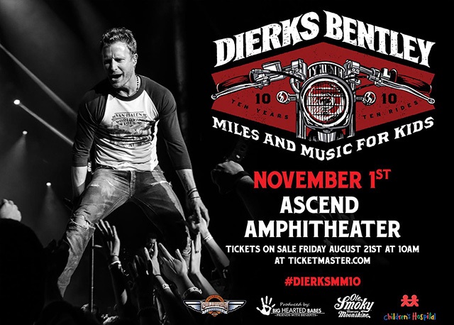 Dierks Bentley Announces 10th Annual Miles & Music For Kids