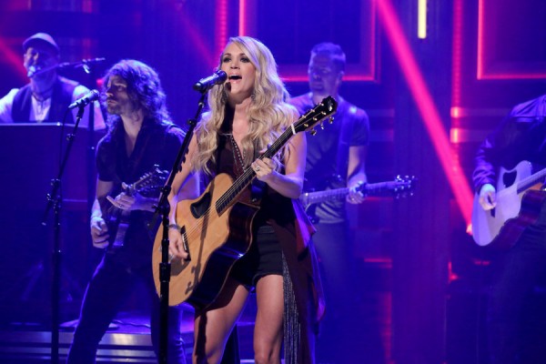 Carrie Underwood and Toby Keith Make Late Night Television Appearances
