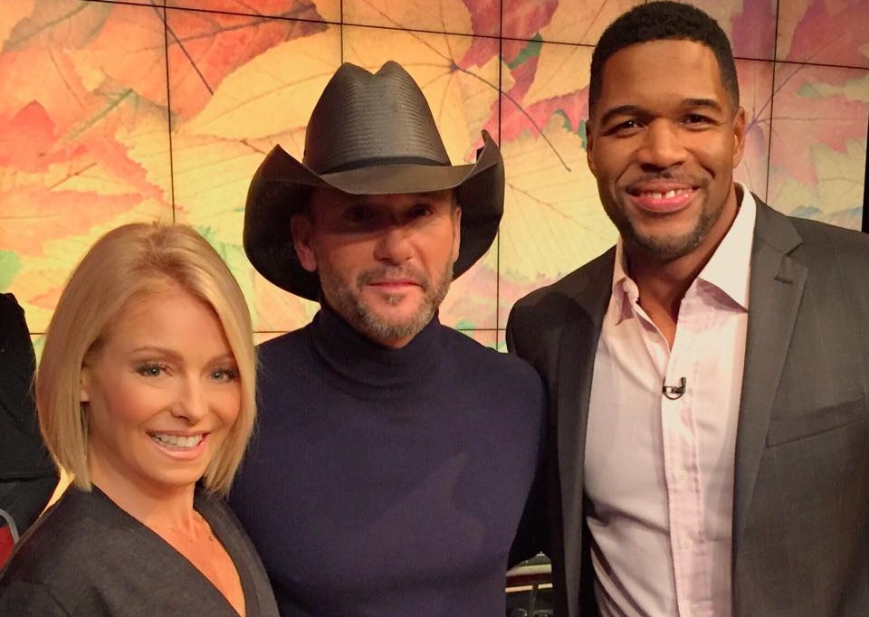 Tim McGraw Makes Television Rounds