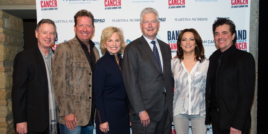 Martina McBride Joins Sarah Cannon to Launch National Band Against Cancer Campaign