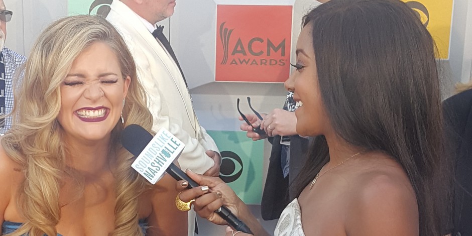 Mickey Guyton Brings the Fun to the ACM Awards Red Carpet