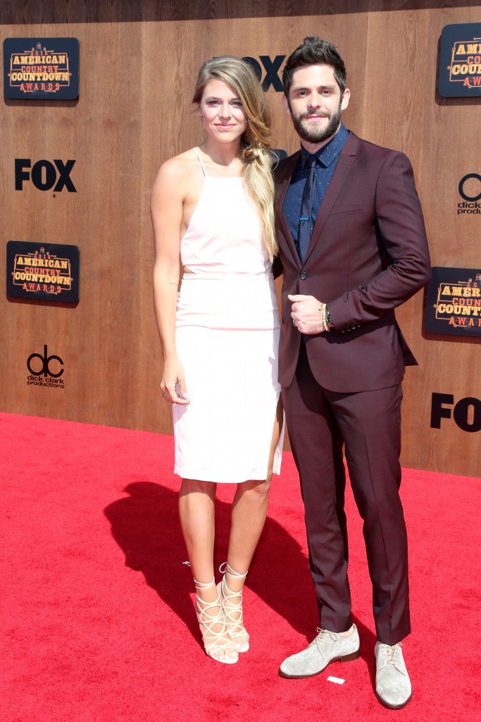 Thomas Rhett and wife, Lauren; Photo by Frederick M. Brown/Getty Images