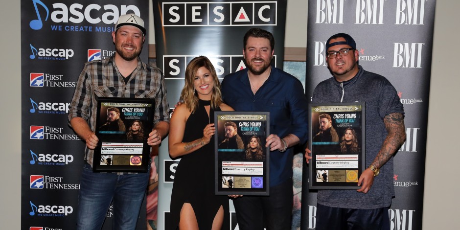 Chris Young and Cassadee Pope Celebrate ‘Think Of You’