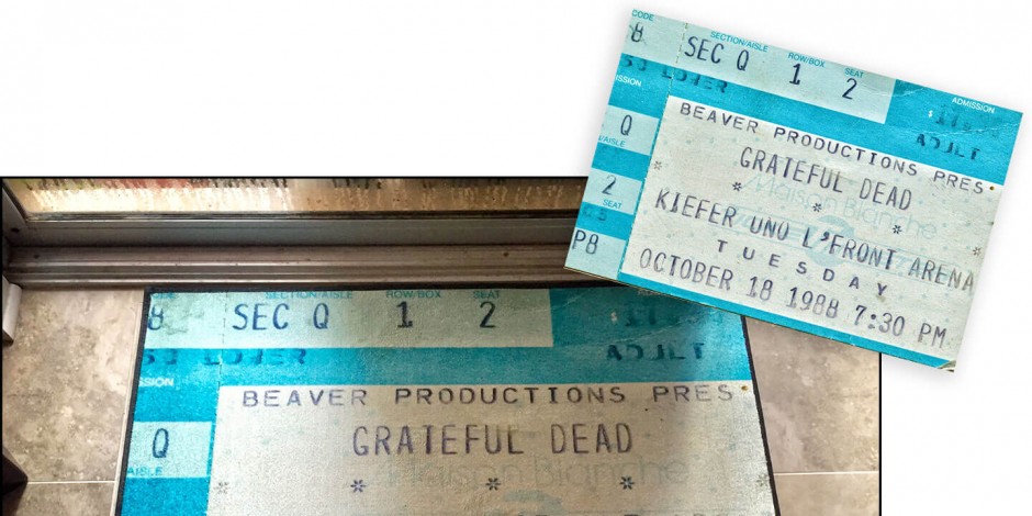 Concertgoers Can Now Turn Old Tickets into Floor Mats