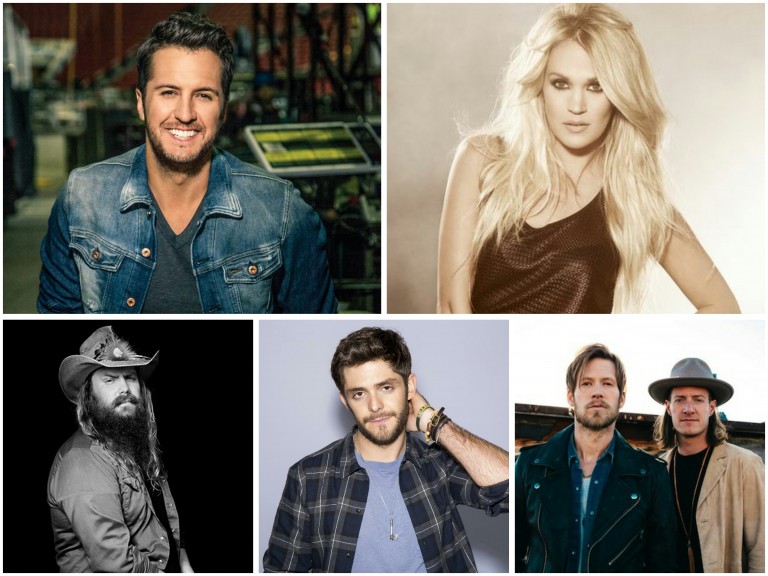 Carrie Underwood, Luke Bryan Among 2016 CMT Artists of the Year