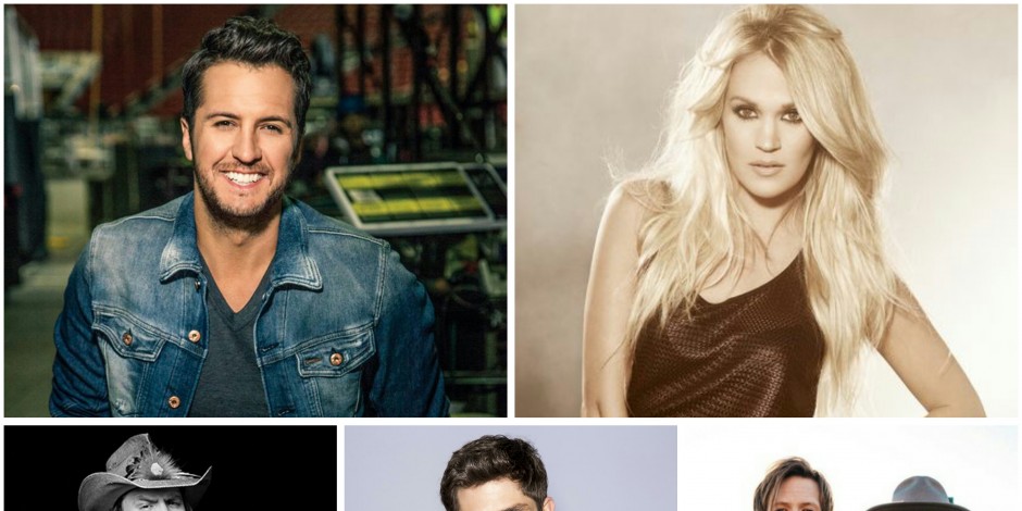 Carrie Underwood, Luke Bryan Among 2016 CMT Artists of the Year