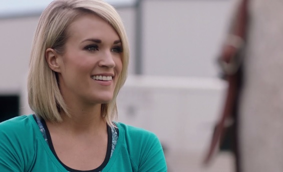 Carrie Underwood Encourages Hometown Girls in CALIA Video Sounds