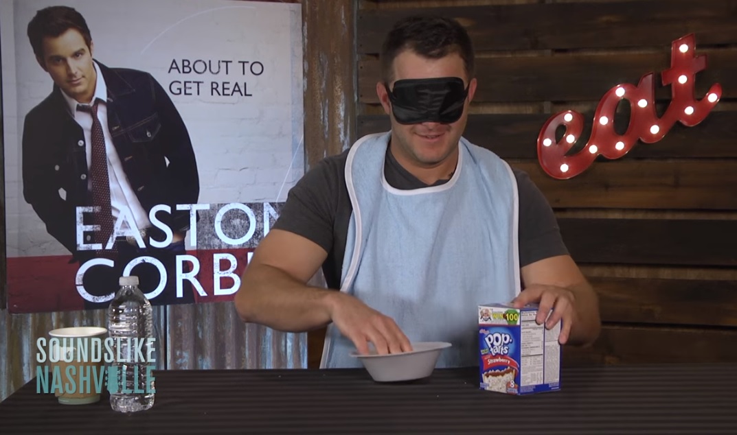 Easton Corbin Takes on the ‘What’s in my Mouth Challenge’