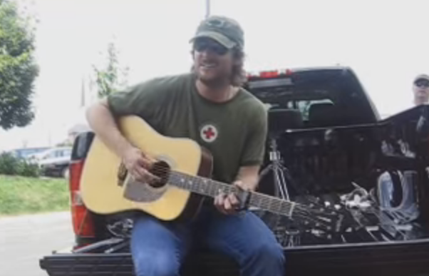 Throwback Thursday: Remember When a Long-Haired Eric Church Put on a Tailgate Concert?