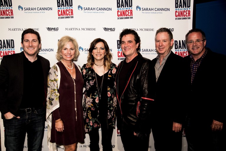 Martina McBride and The Sarah Cannon Research Institute Wrap Band Against Cancer Tour
