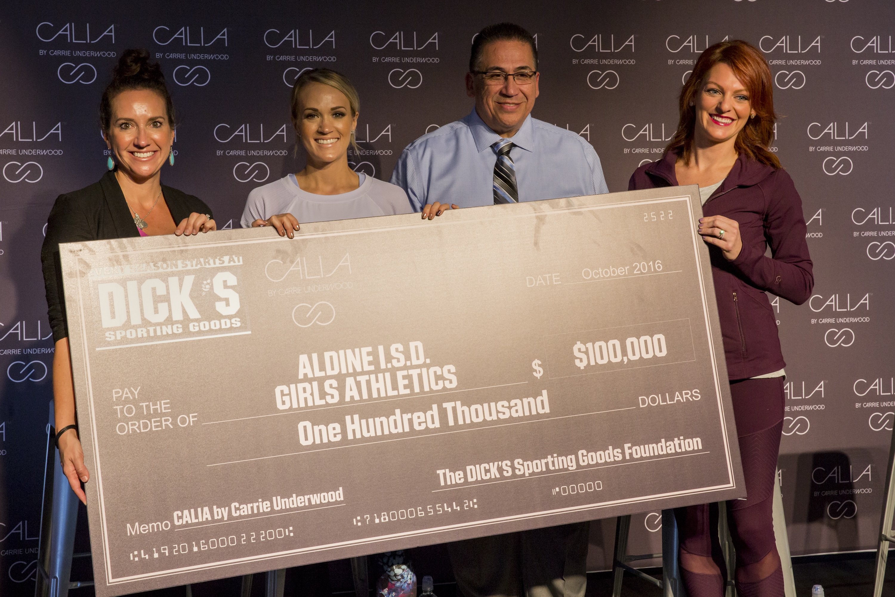 Calia by Carrie Underwood and Dick's Sporting Goods Donate