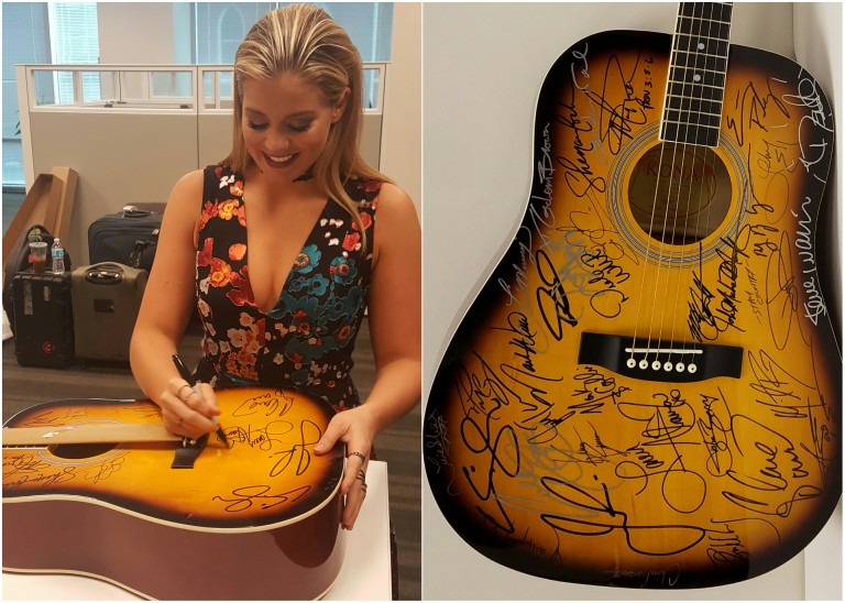 WIN a Guitar Autographed by More Than 30 Country Stars!