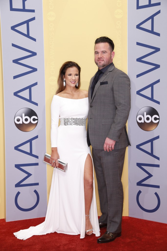 David Nail and wife Catherine; Photo courtesy Country Music Association