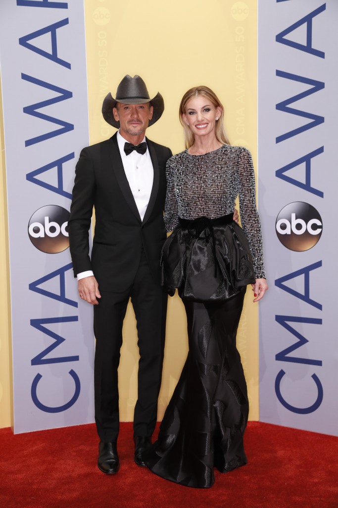 Faith Hill and Tim McGraw; Photo courtesy Country Music Association