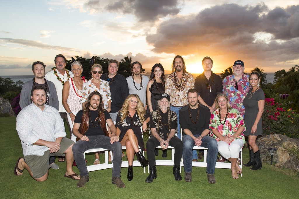 Pictured: L-R: Back Row: BMI songwriter Paul Doucette, sponsors Danny and Claudia Goodfellow, BMIâ€™s Leslie Roberts, BMI songwriters Shawn Camp, Charlie Worsham, Aubrie Sellers, Marti Frederiksen, Ethan Ballinger and Dallas Wayne and BMIâ€™s Mary Loving. Front Row: BMIâ€™s Mason Hunter, BMI songwriter Lukas Nelson, songwriter Lee Ann Womack, BMI songwriters Willie Nelson, Eric Church and Liz Rose; Photo by Erika Goldring