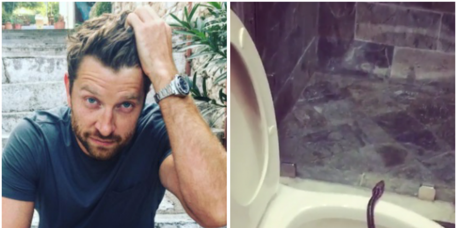 Brett Eldredge Comes Across Toilet Surprise on Vacation