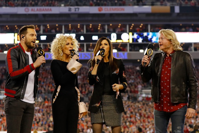 Little Big Town Slay Performance of National Anthem at College Football National Championship