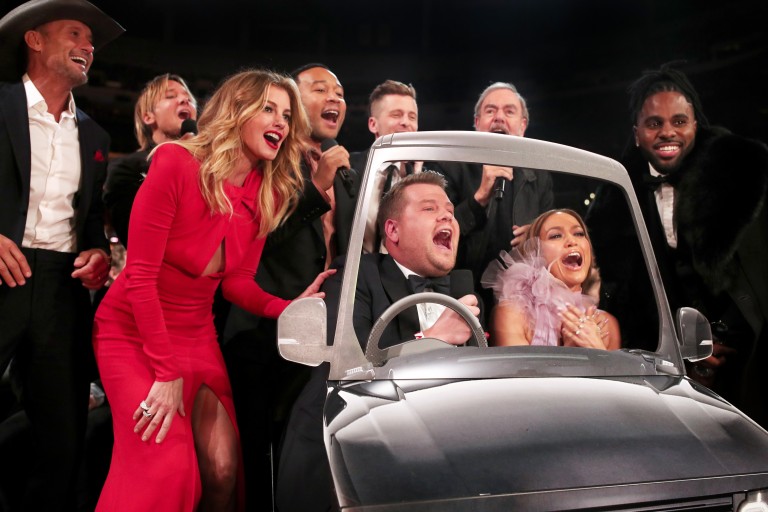 Tim McGraw, Faith Hill and Keith Urban Sing Carpool Karaoke (GRAMMYs Style!)