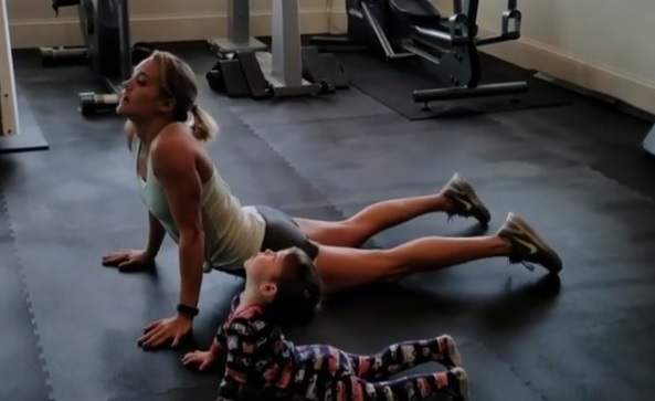 Carrie Underwood Shares Adorable Video of Herself with her ‘Workout Buddy’ Isaiah