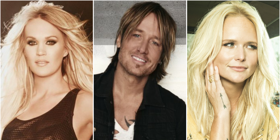 Carrie Underwood, Keith Urban, Miranda Lambert