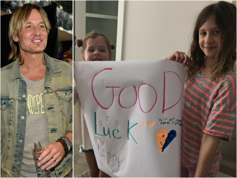 Keith Urban’s Daughters Prove They’re His Biggest Fan in Adorable Photo