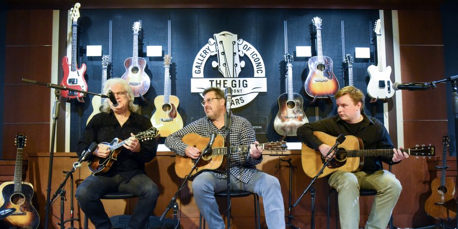 Vince Gill and Ricky Skaggs Perform at Opening of Belmont University Gallery of Iconic Guitars