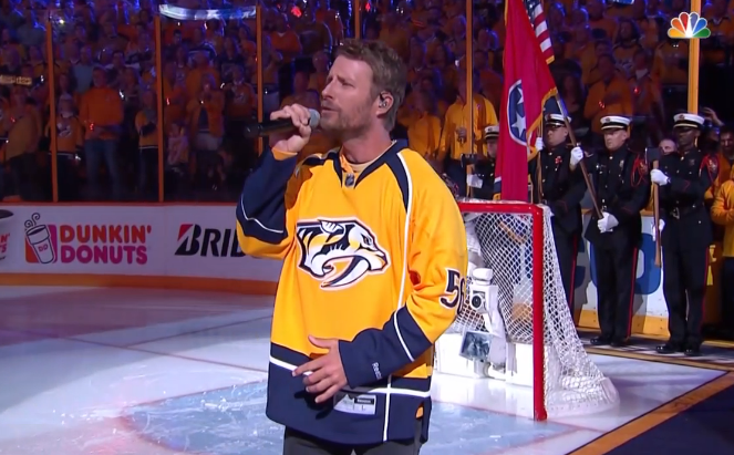 Dierks Bentley Sings National Anthem at Stanley Cup Finals