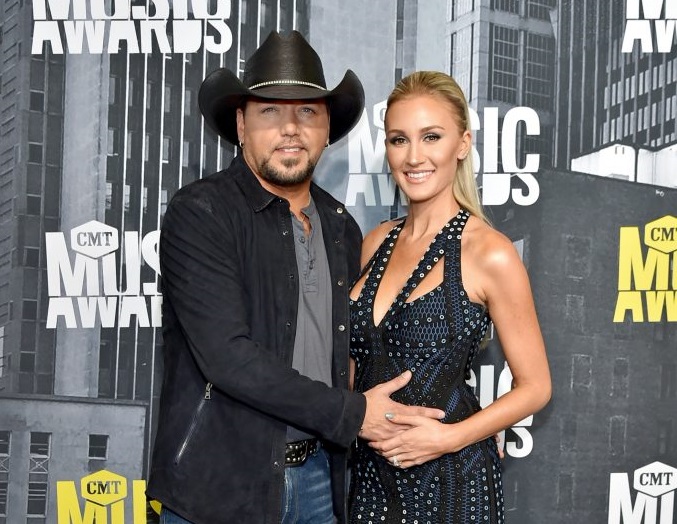 Jason Aldean and Wife Brittany Show Off Baby Bump as ‘Good Luck Charm’