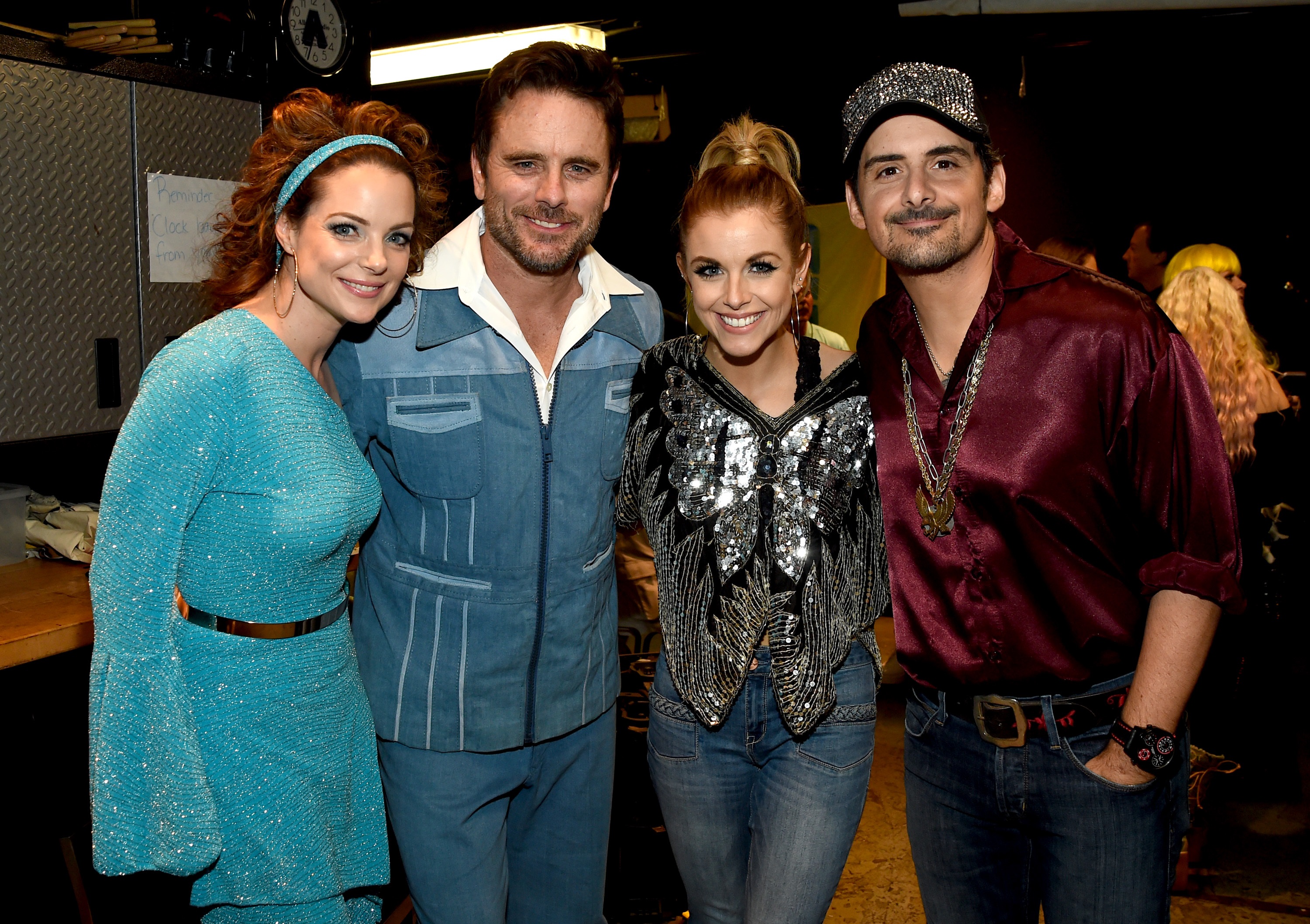 Pictured L-R: Kimberly Williams-Paisley, Charles Esten, Lindsay Ell, Brad Paisley; Photo by Rick Diamond/Getty Images for Alzheimer's Association