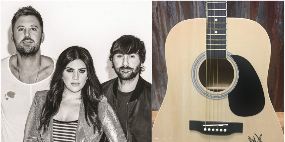 WIN A Guitar Signed by Lady Antebellum + A Signed ‘Heart Break’ CD