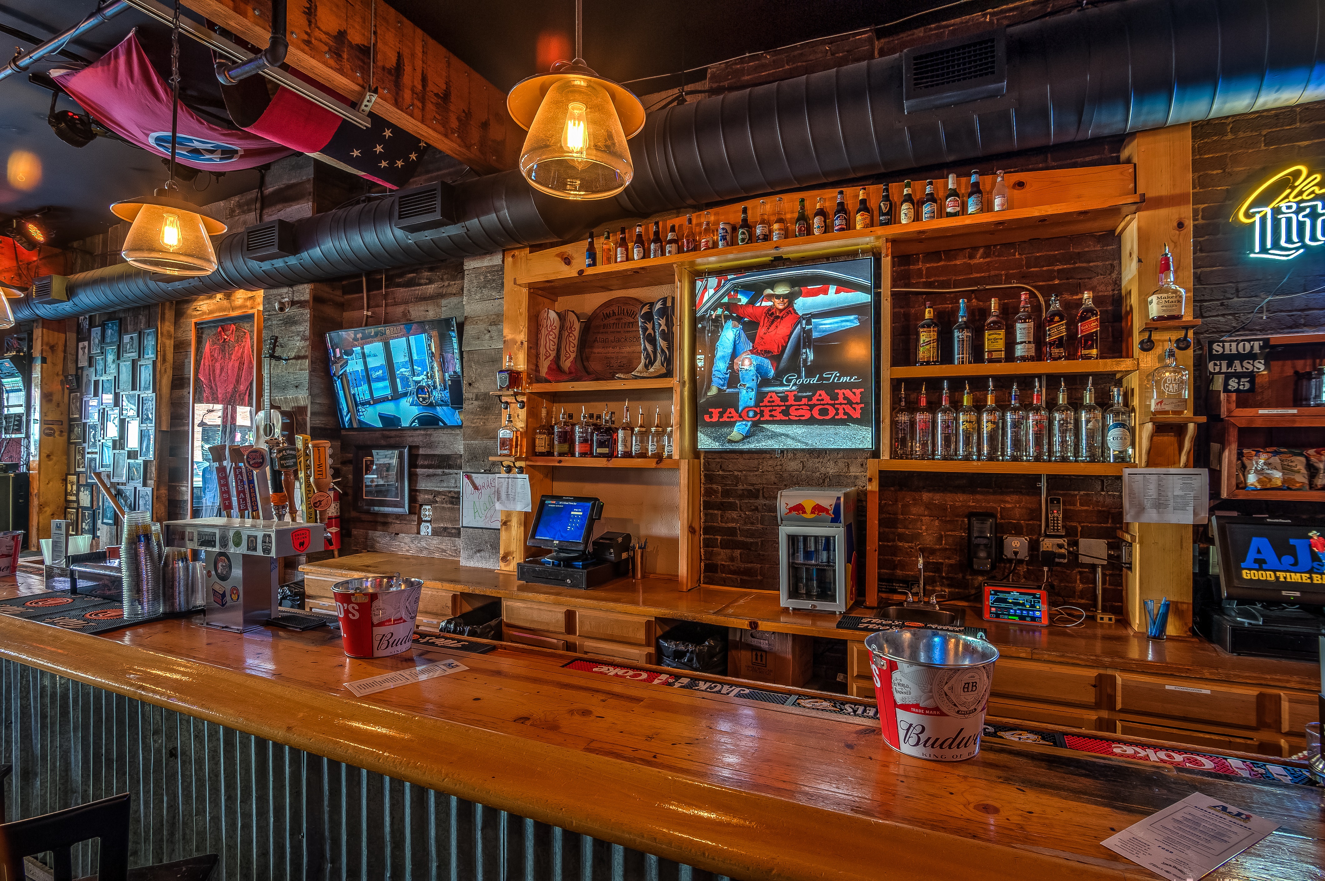 Alan Jackson's AJ's Good Time Bar (main floor); Photo courtesy of Shore Fire Media