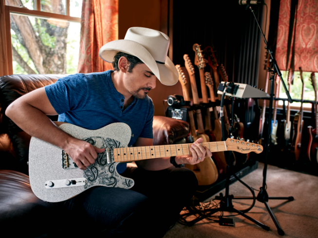 Brad Paisley Partners With Fender for Signature Guitar