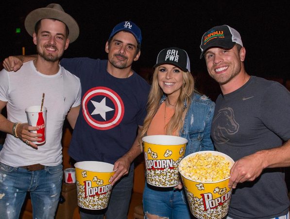 Brad Paisley Rents Out Movie Theater for Tourmates