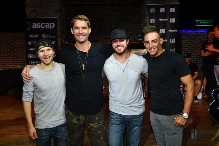 Brett Young Celebrates No.1 ‘In Case You Didn’t Know’ in Nashville