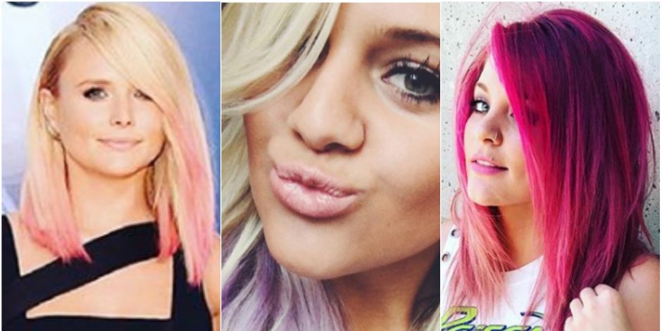 Pretty in Pink (and Purple!): Country Stars Who Have Experimented with Hair Color