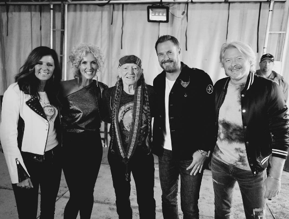 Little Big Town’s Jimi Westbrook Found Himself Tongue-Tied When Meeting Willie Nelson