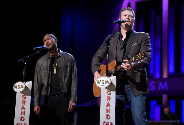 Blake Shelton and Usher Join Forces For Duet During ‘Hand in Hand’ Benefit