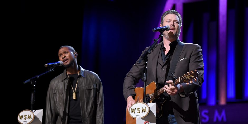 Blake Shelton and Usher Join Forces For Duet During ‘Hand in Hand’ Benefit