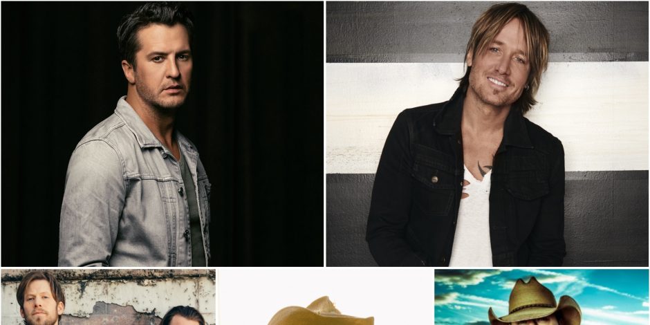 Luke Bryan, Keith Urban Among 2017 CMT Artists of the Year Honorees