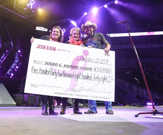 Jason Aldean Surpasses $3.6 Million Donated to Breast Cancer Research